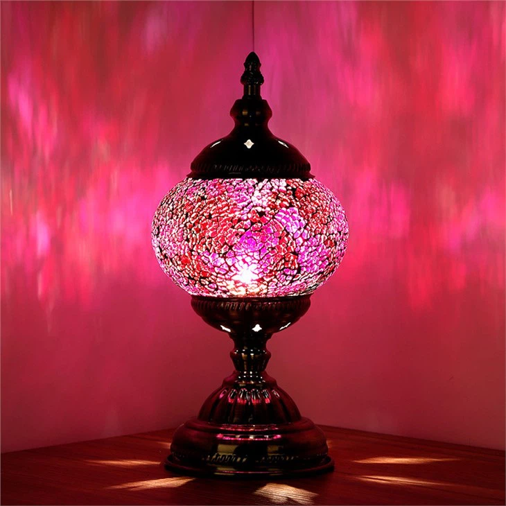 Crackle Glass Lamps